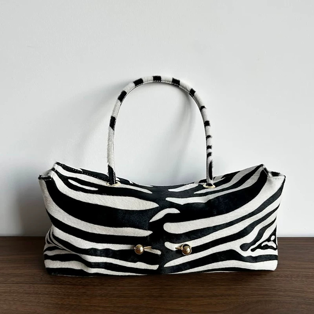 SHELKSBAG New Zebra Print Vint - Luxury Bags Tote 评论和价格