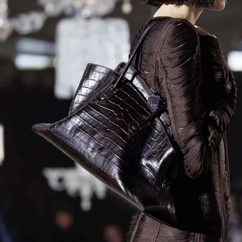 Retro Crocodile Pattern Large  - Luxury Bags Tote 评论和价格