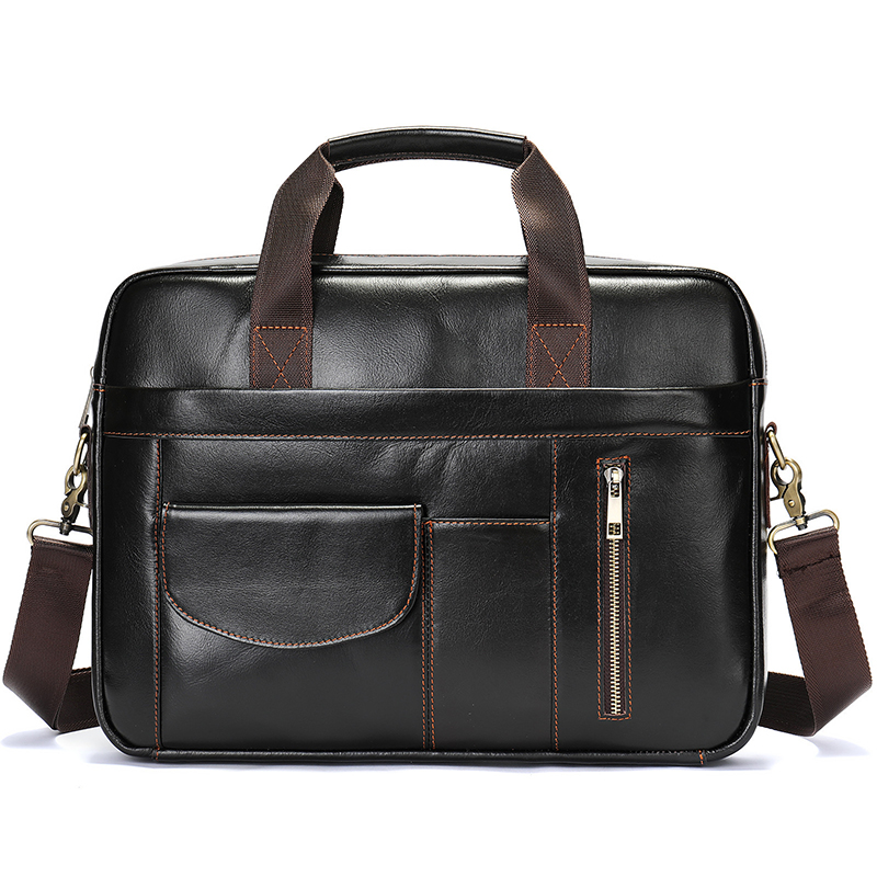 Vintage Genuine Leather Briefc - Luxury Bags Tote 评论和价格